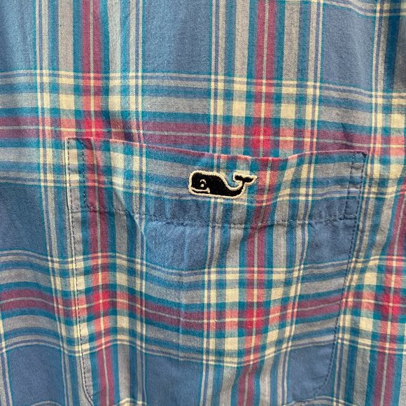 Vineyard Vines Men's Slim Fit Shirt Blue Medium - Picture 2 of 4